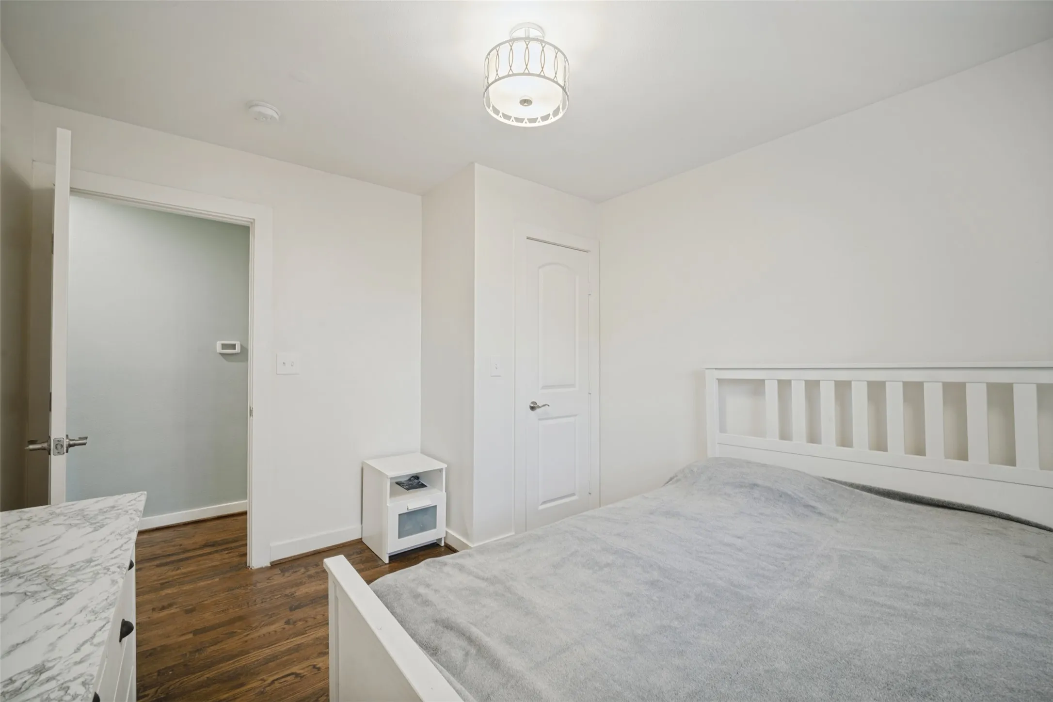 Hardwood-style flooring throughout