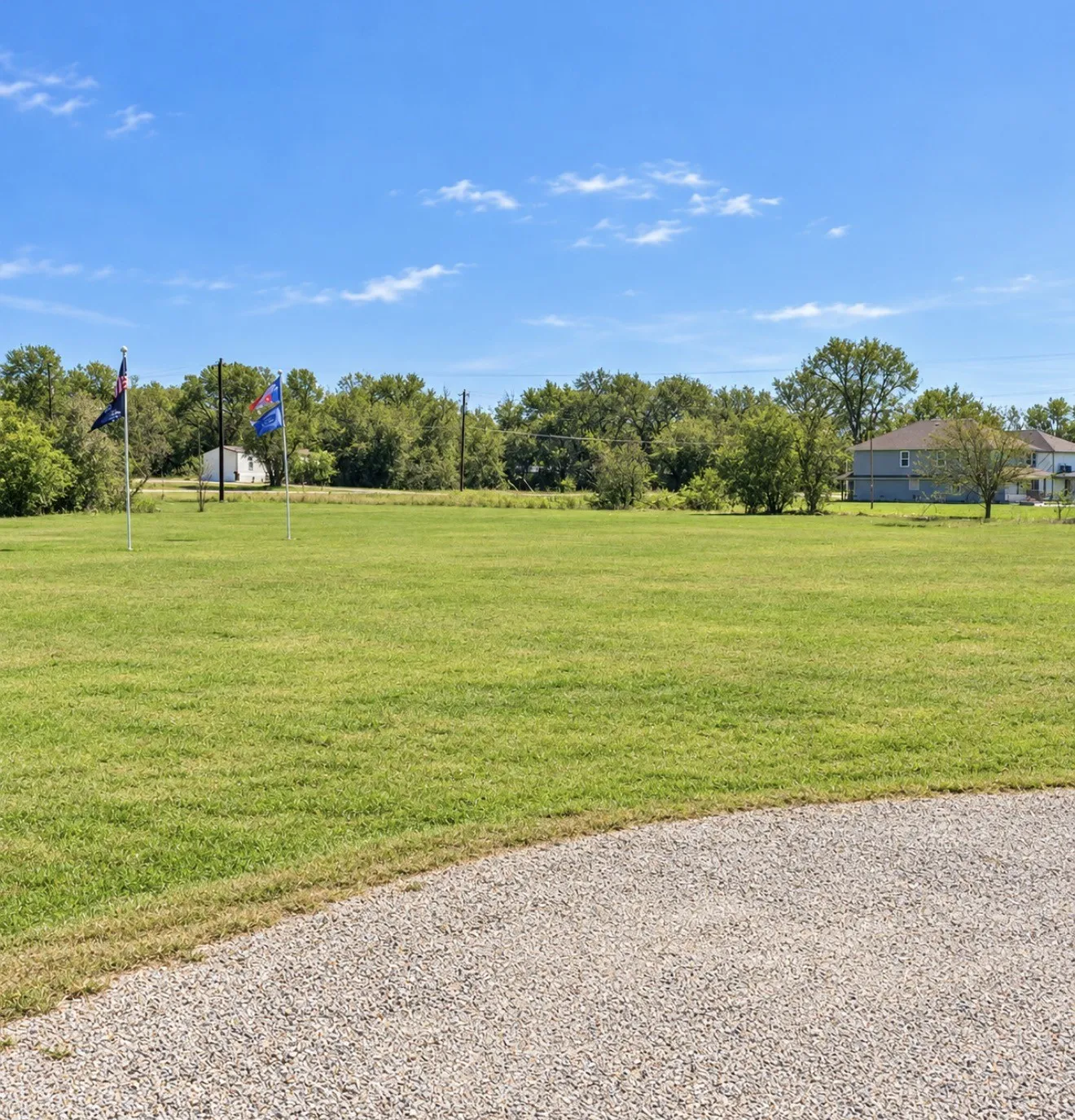 Expansive grassy lot!