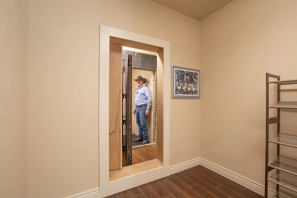 Entrance to SAFE ROOM!