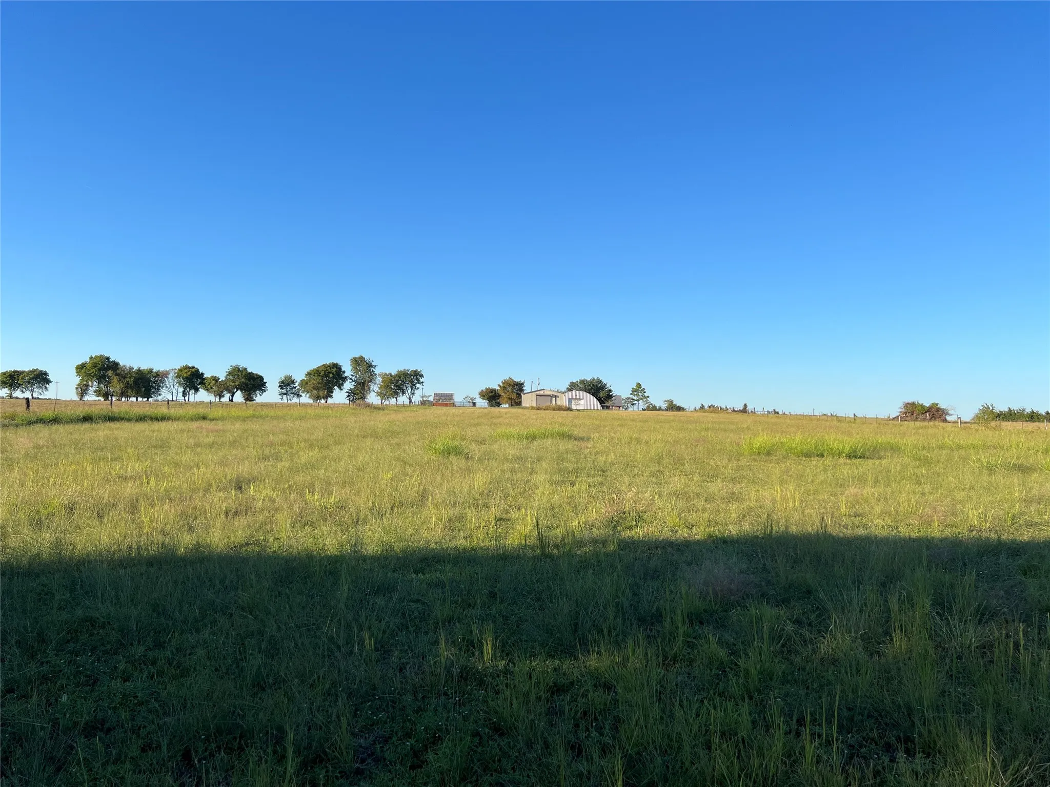 View from the pond to house.