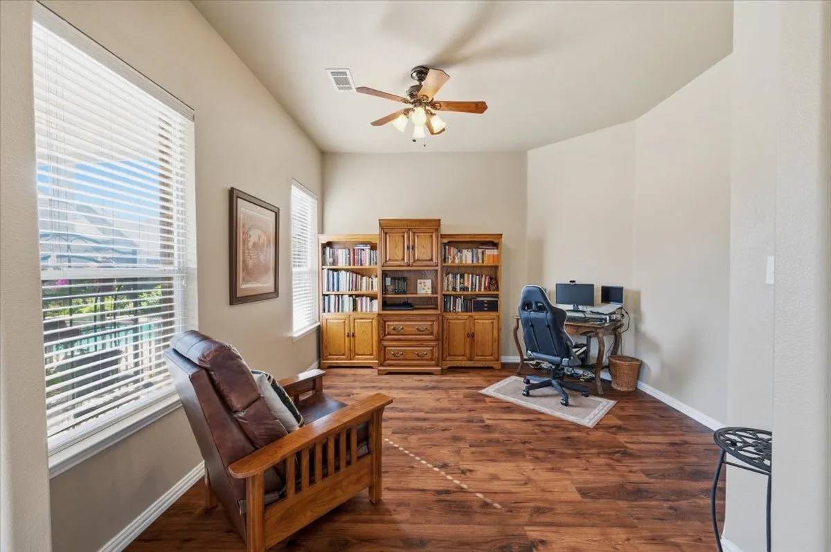 2nd office or library, bonus room