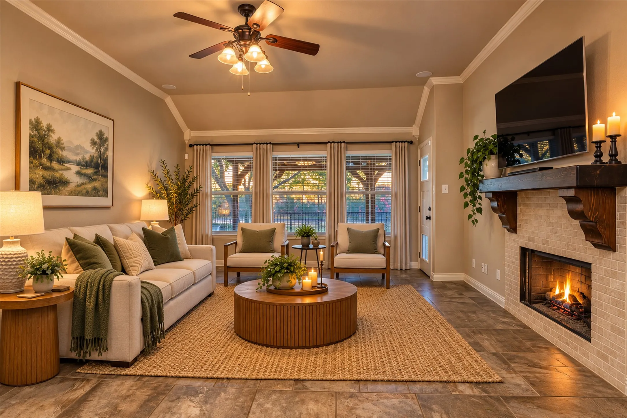 Virtually staged; furniture not included