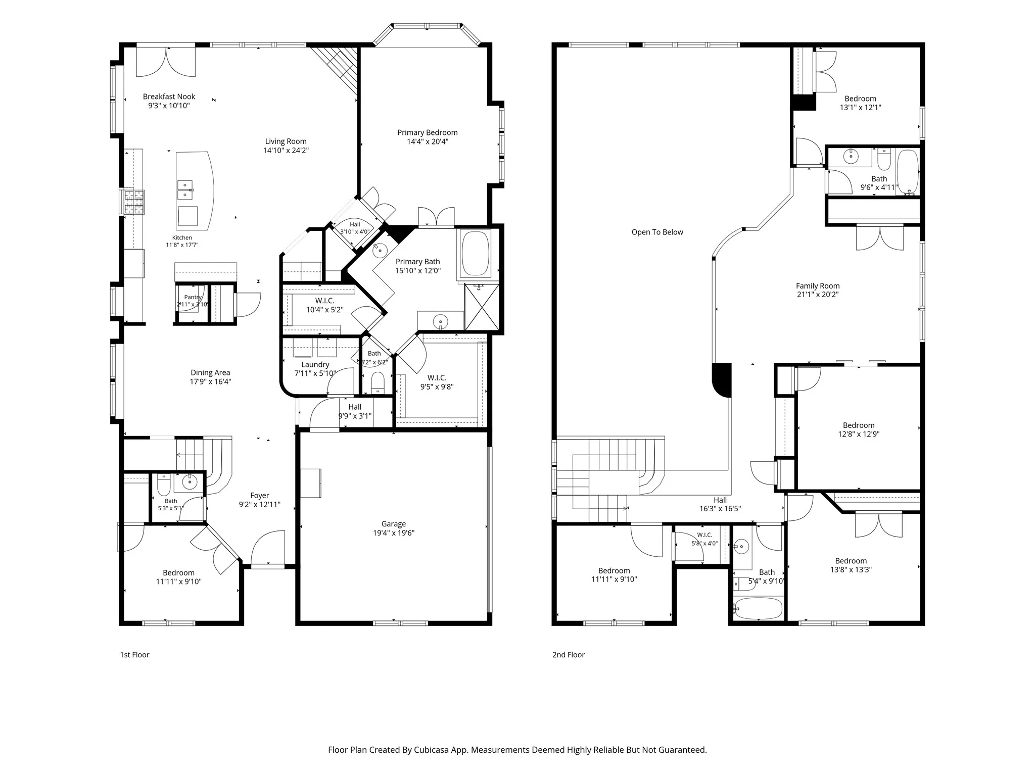 Floor plan with dimensions as provided by photographer.