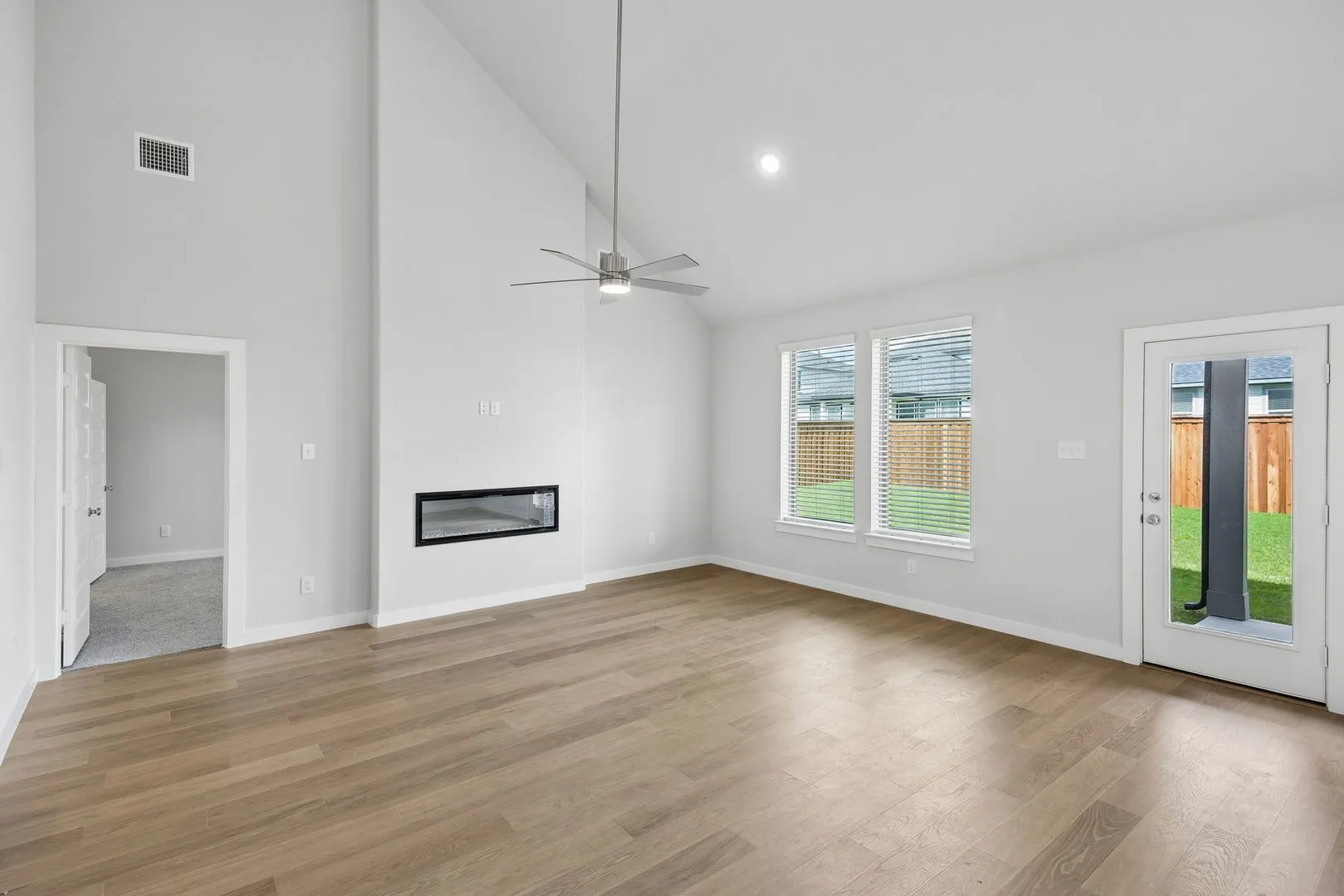 Living and Dining Room in the Winters home plan – REPRESENTATIVE PHOTO