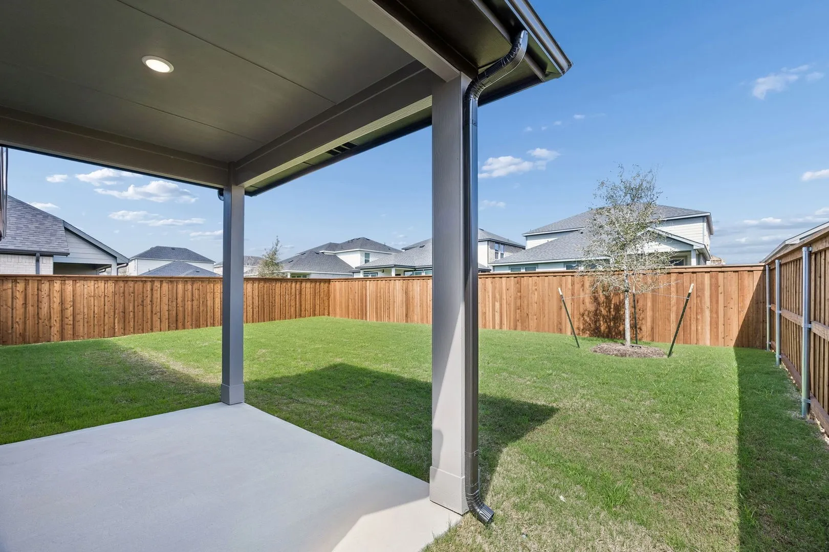 Covered Patio in the Winters home plan – REPRESENTATIVE PHOTO