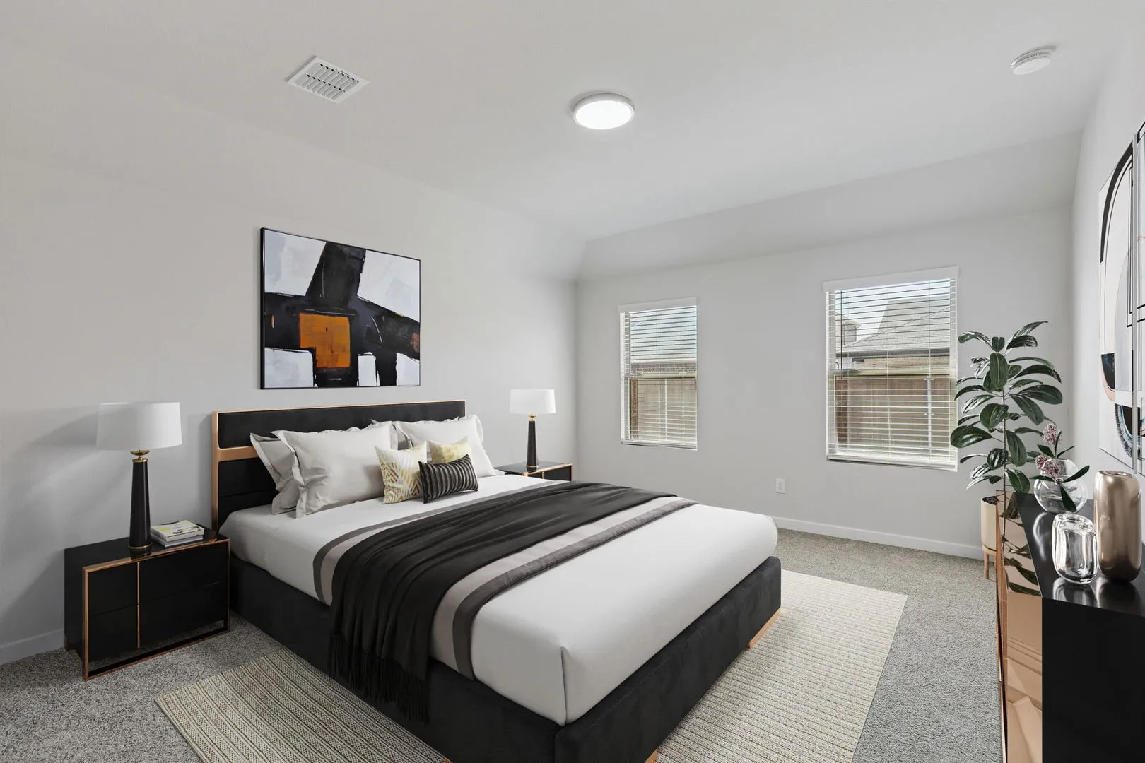 Primary Suite in the Harrison home plan – REPRESENTATIVE PHOTO