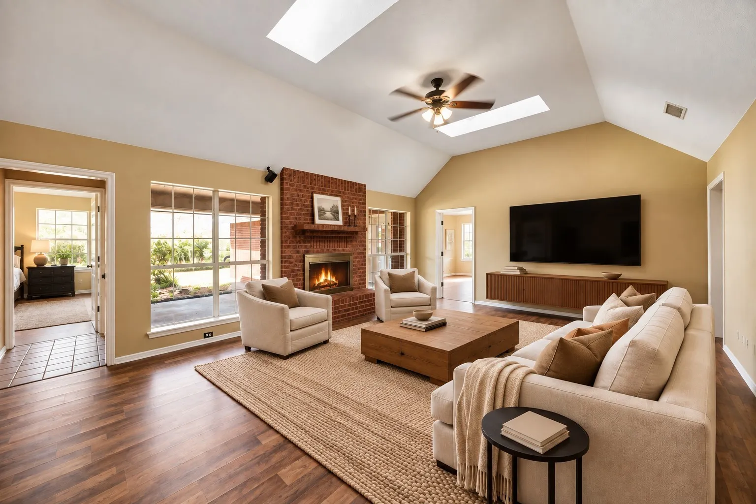 Living Room—Virtually Staged