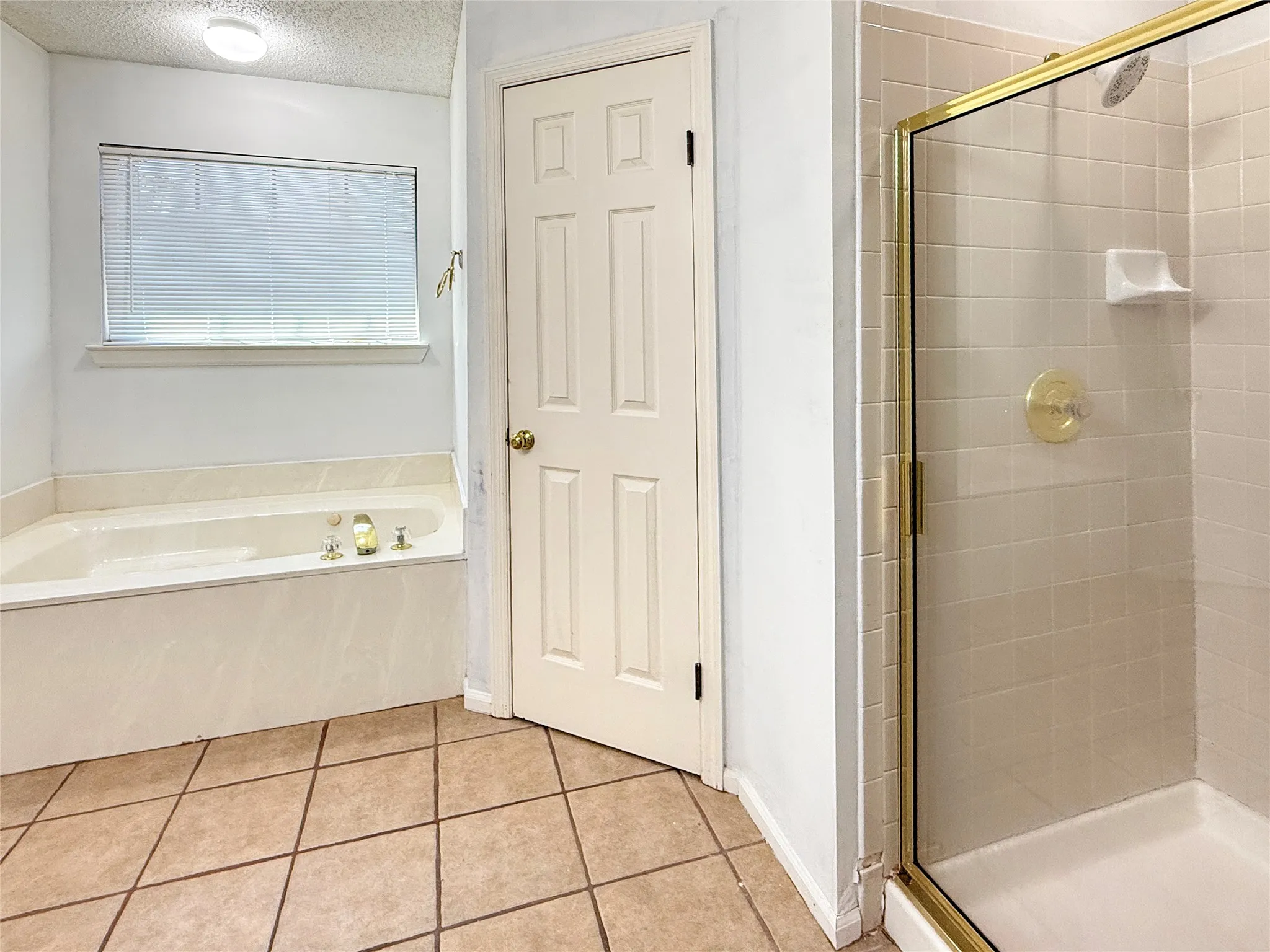 Primary Ensuite Bathroom with separate shower and Tub and dual Walk-in-Closests