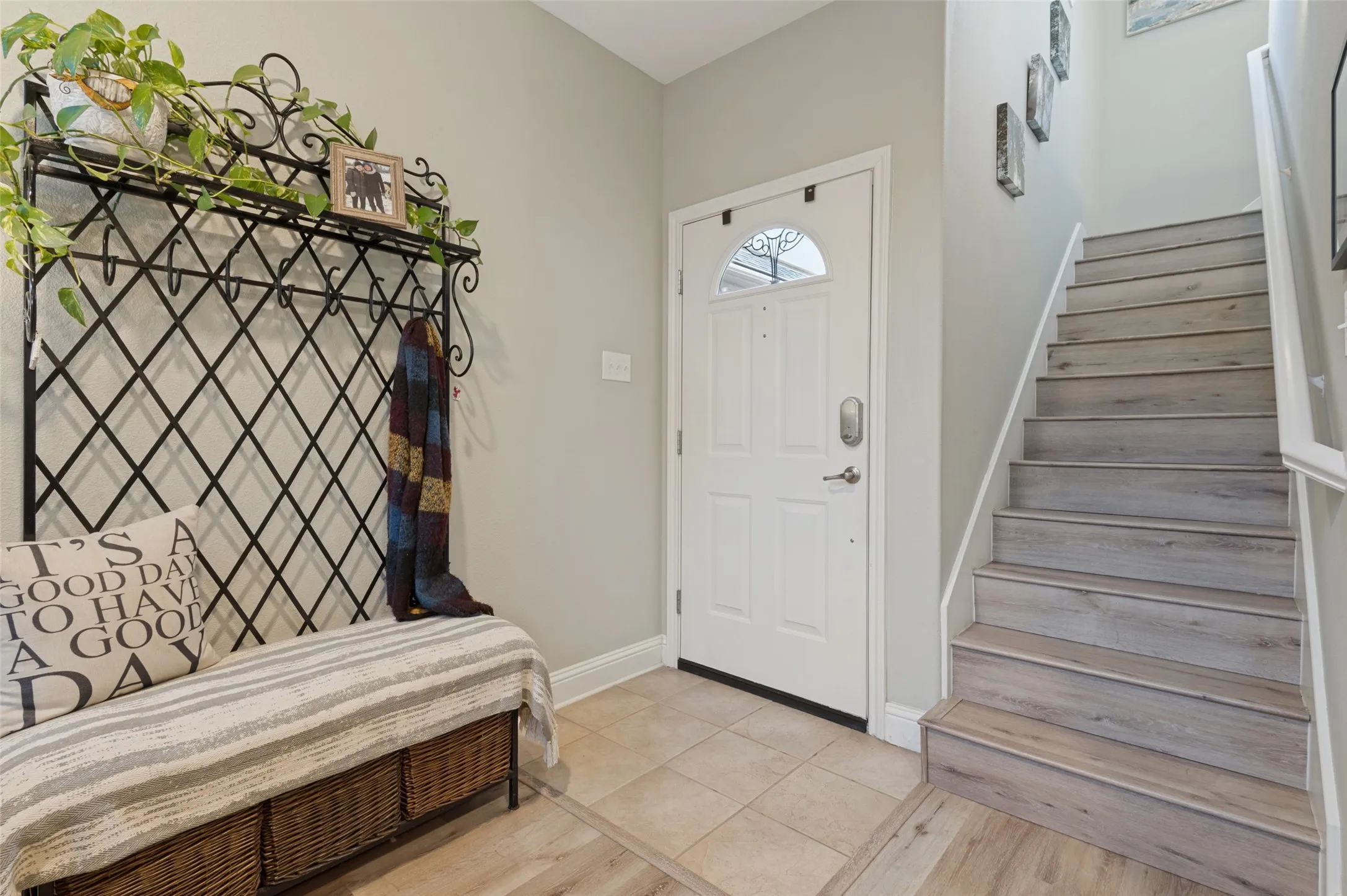 Welcoming entry