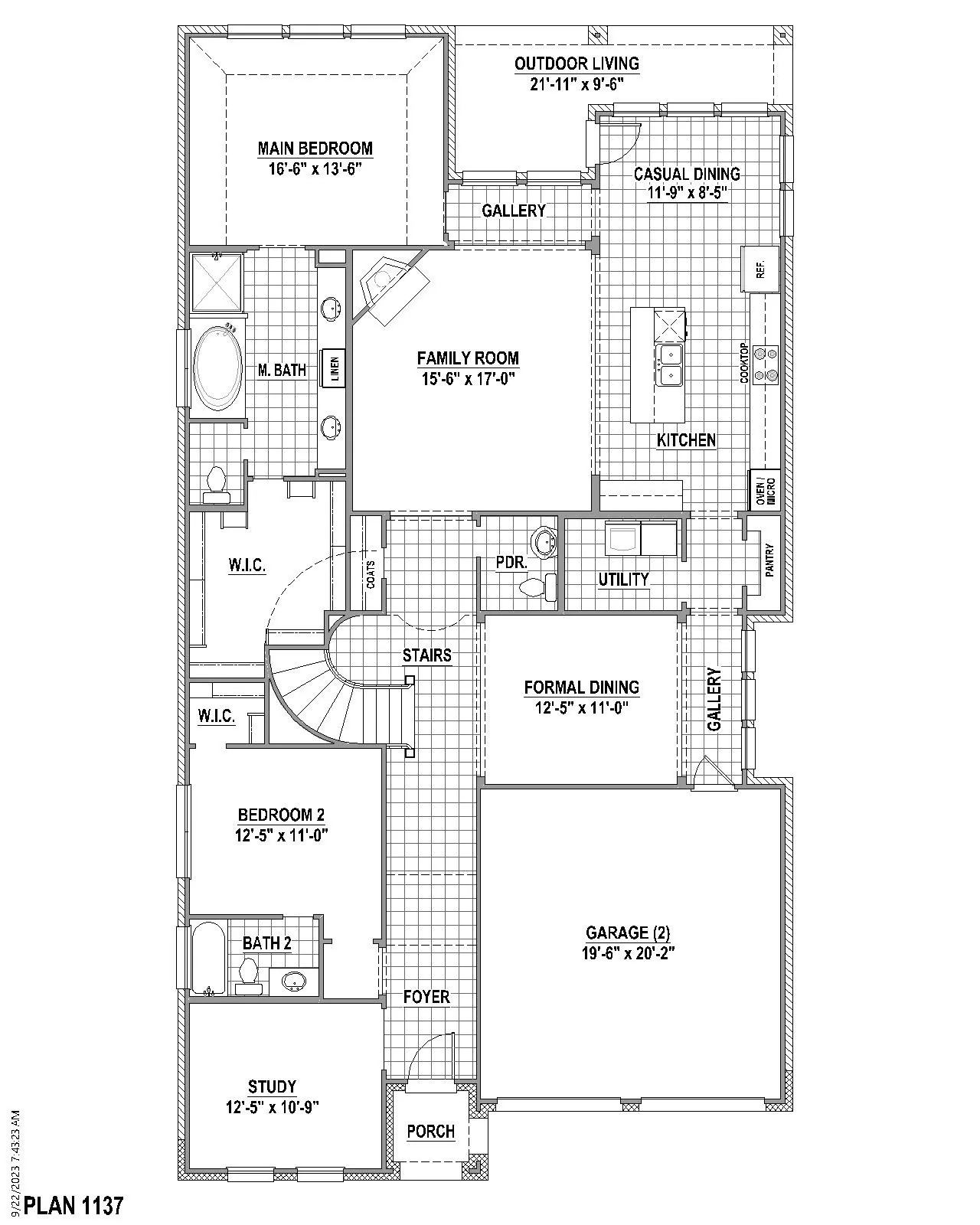 1st level floor plan