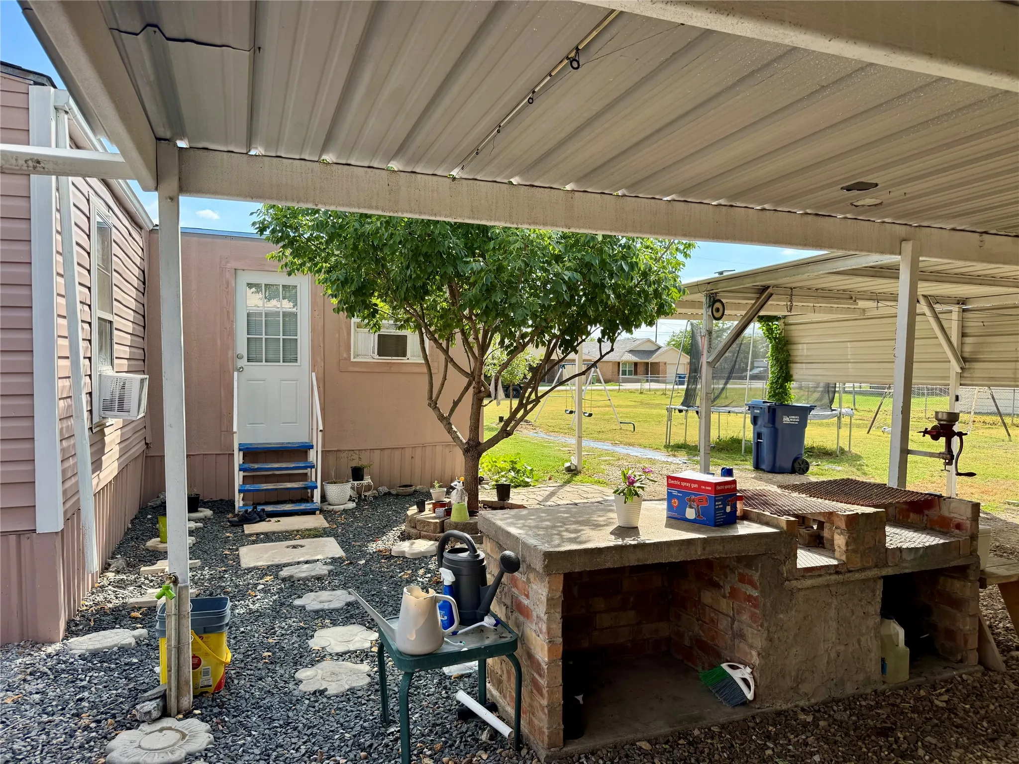 Covered patio