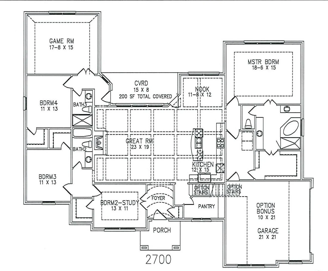 Proposed floorplan schematic