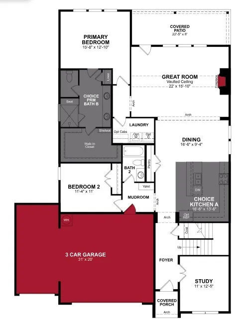 Beazer Homes Goodland Laredo Floorplan.