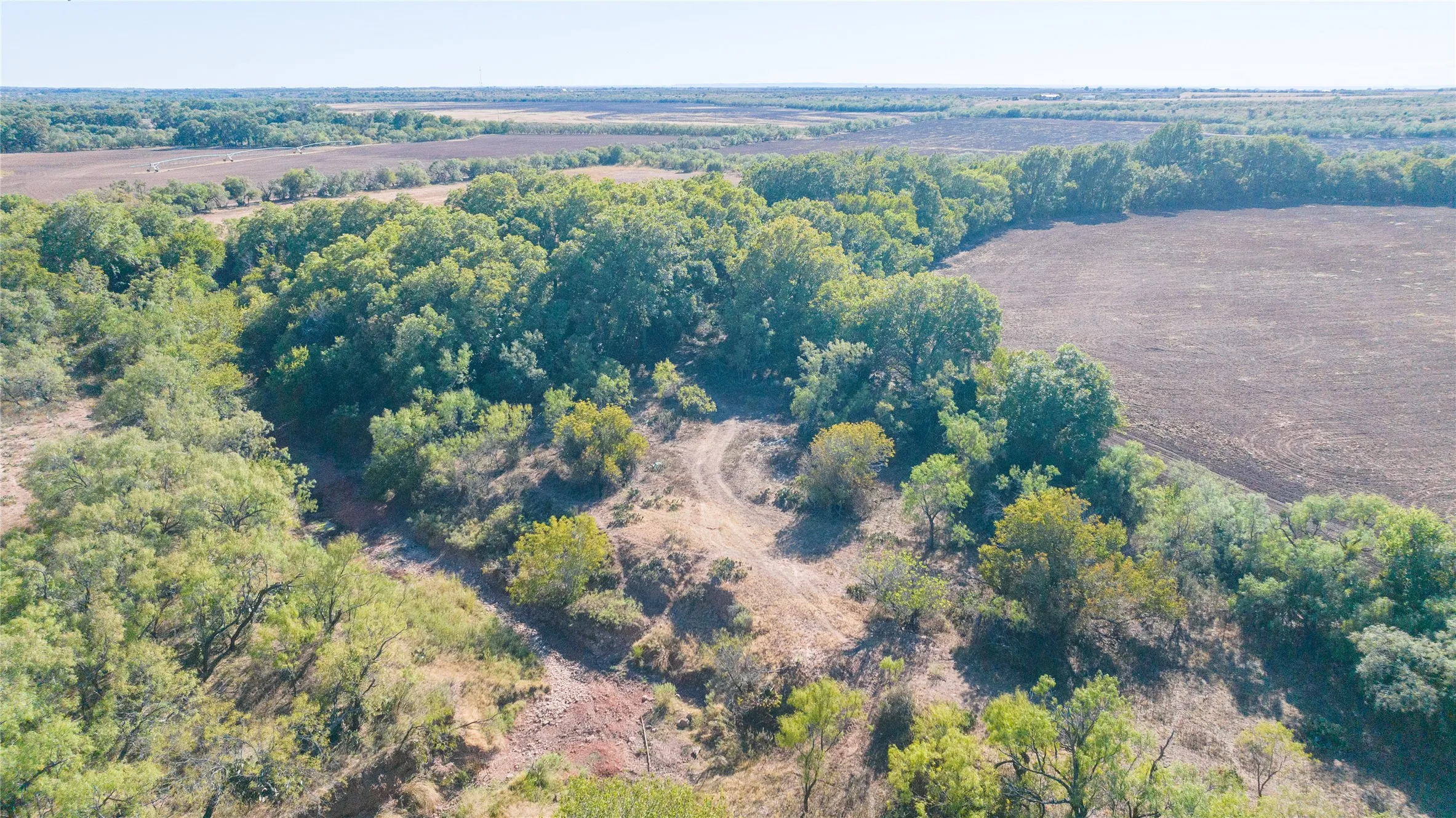 Expansive natural landscape with varied terrain