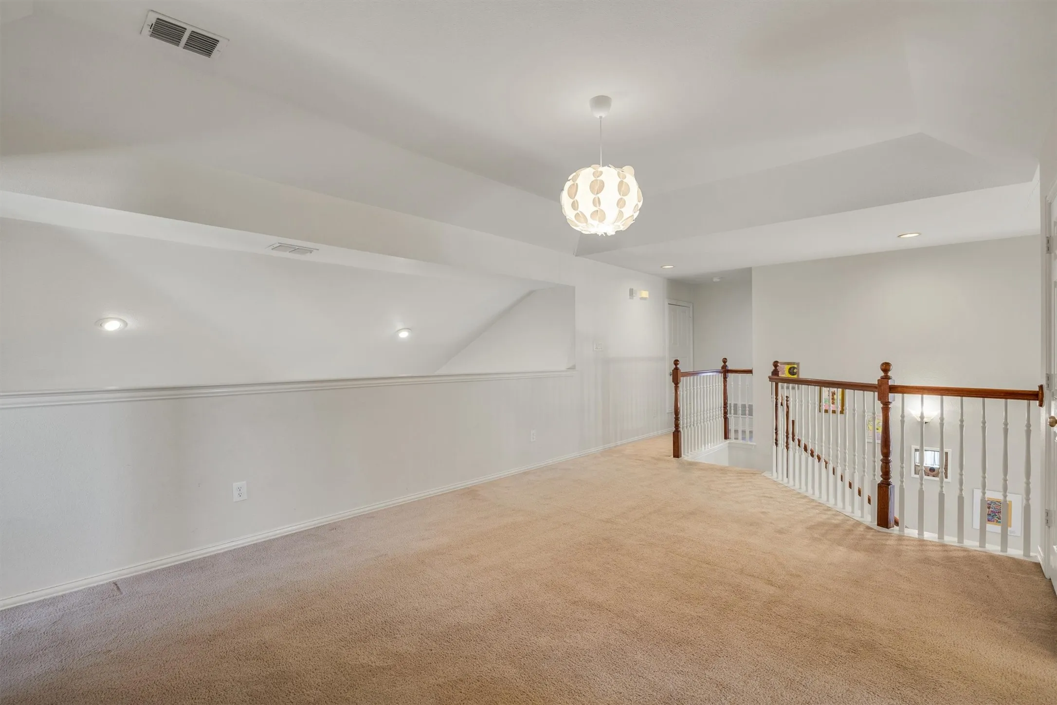Upstairs landing play area