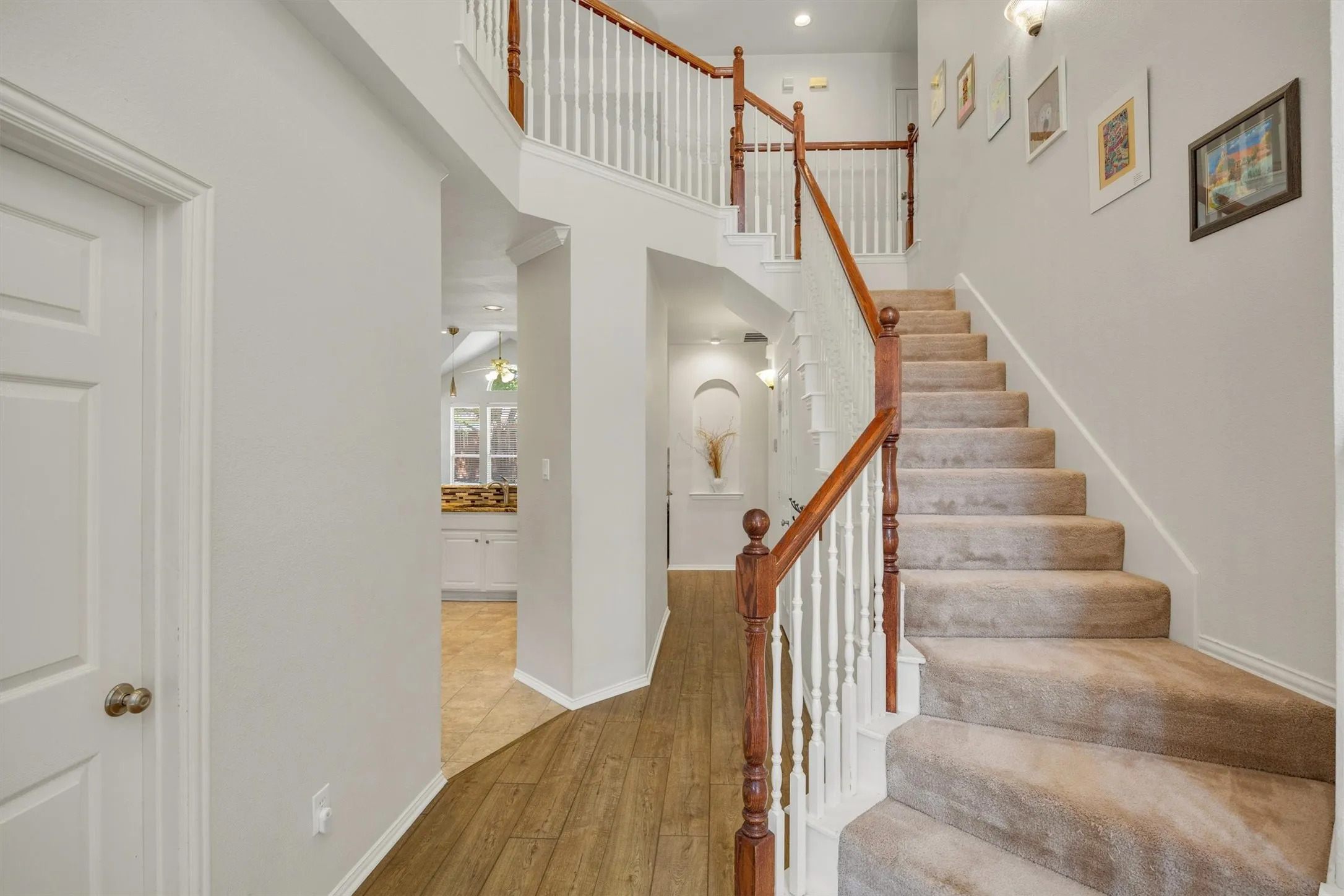 Open staircase