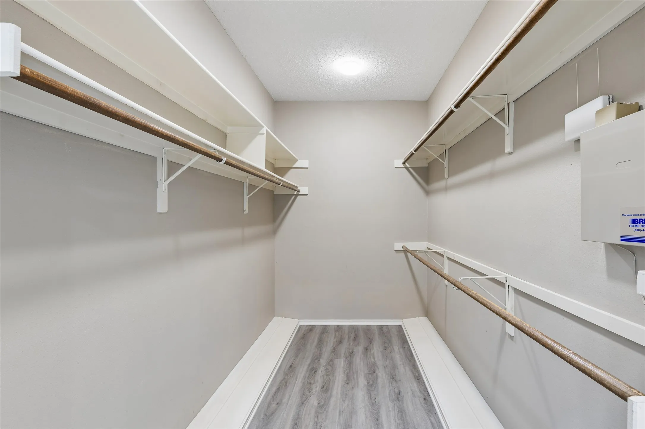 Oversized closet off the primary bath makes dressing a breeze.