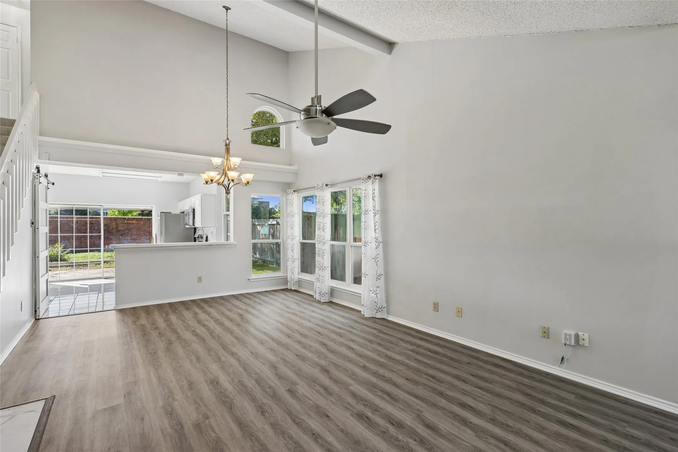 Living room / dining room opens to kitchen making it perfect for entertaining.
