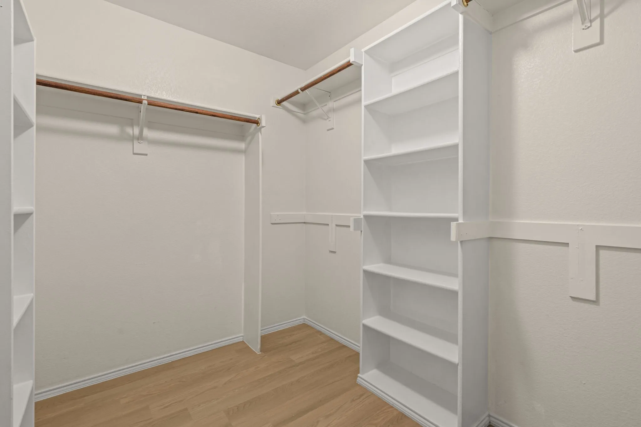 Huge primary closet