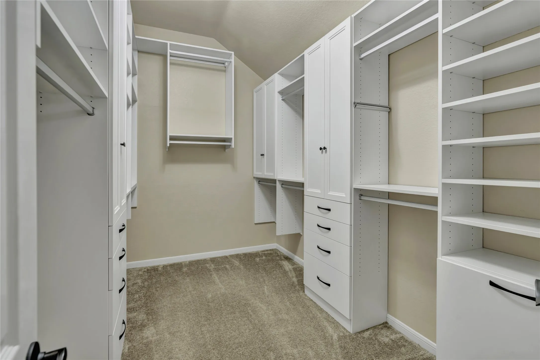 Customized primary closet