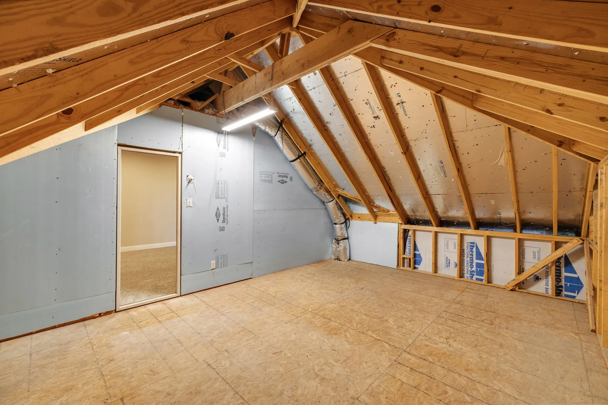 HUGE 20 x 14 storage area off of media room.