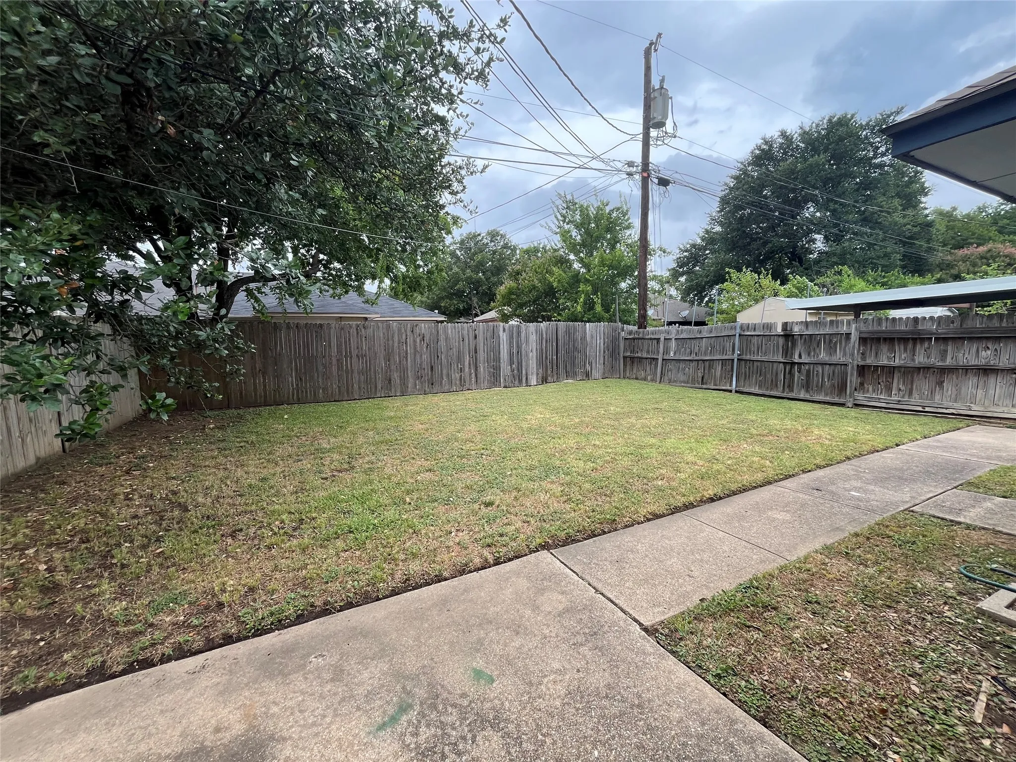 View of yard