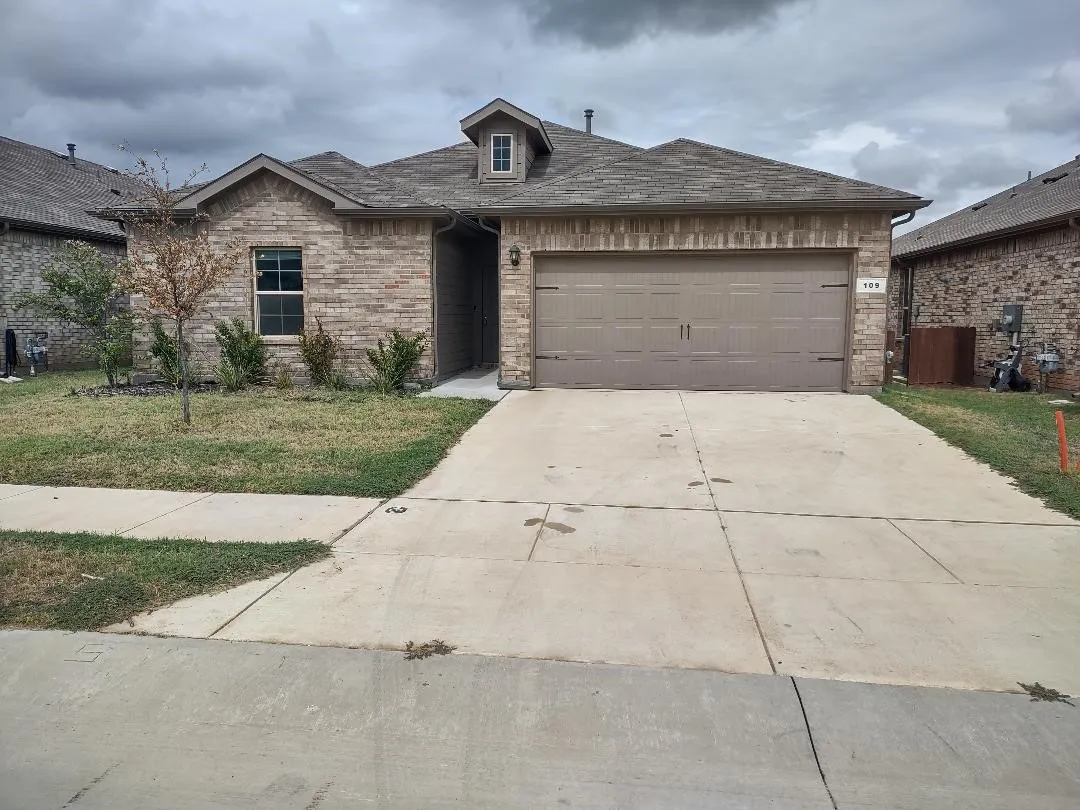 Front elevation of house
