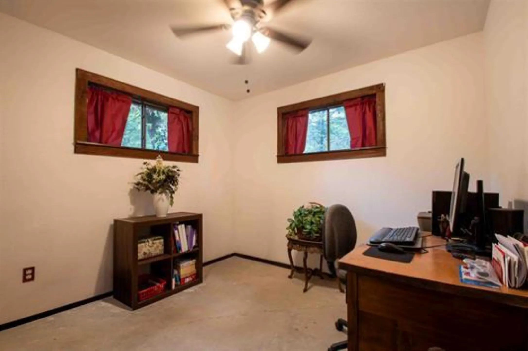 2nd bedroom is used as office.