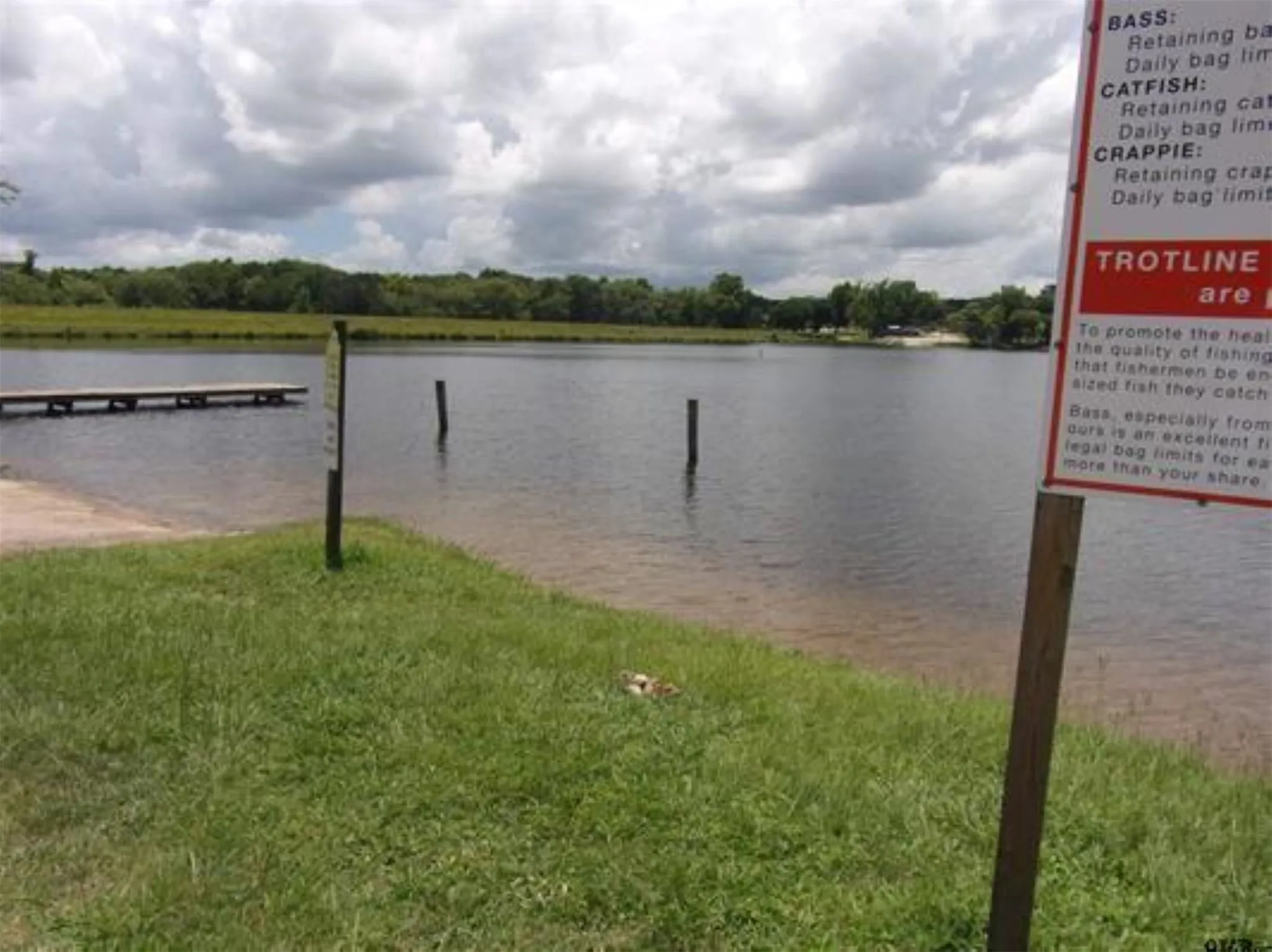 Boat ramp for community.