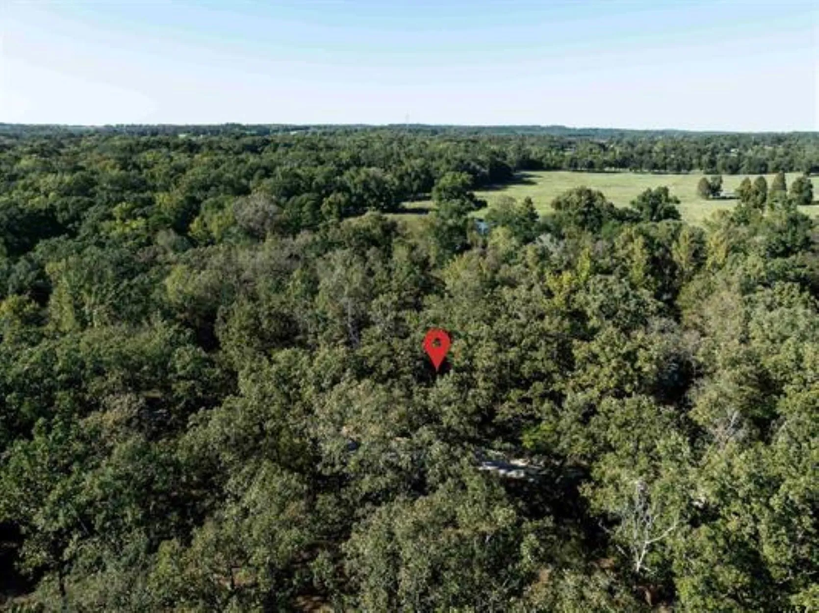 Birds eye view of the property.