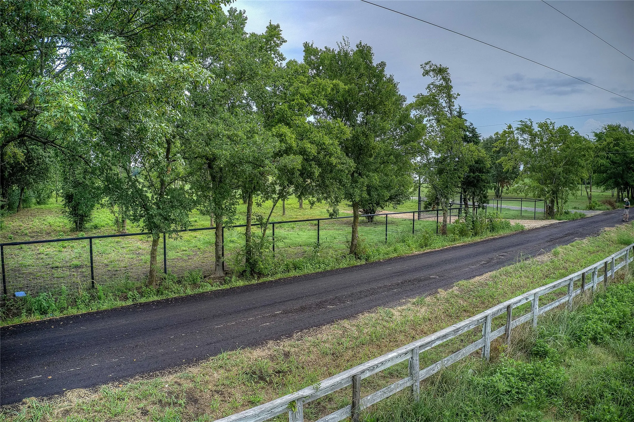 View of asphalt road