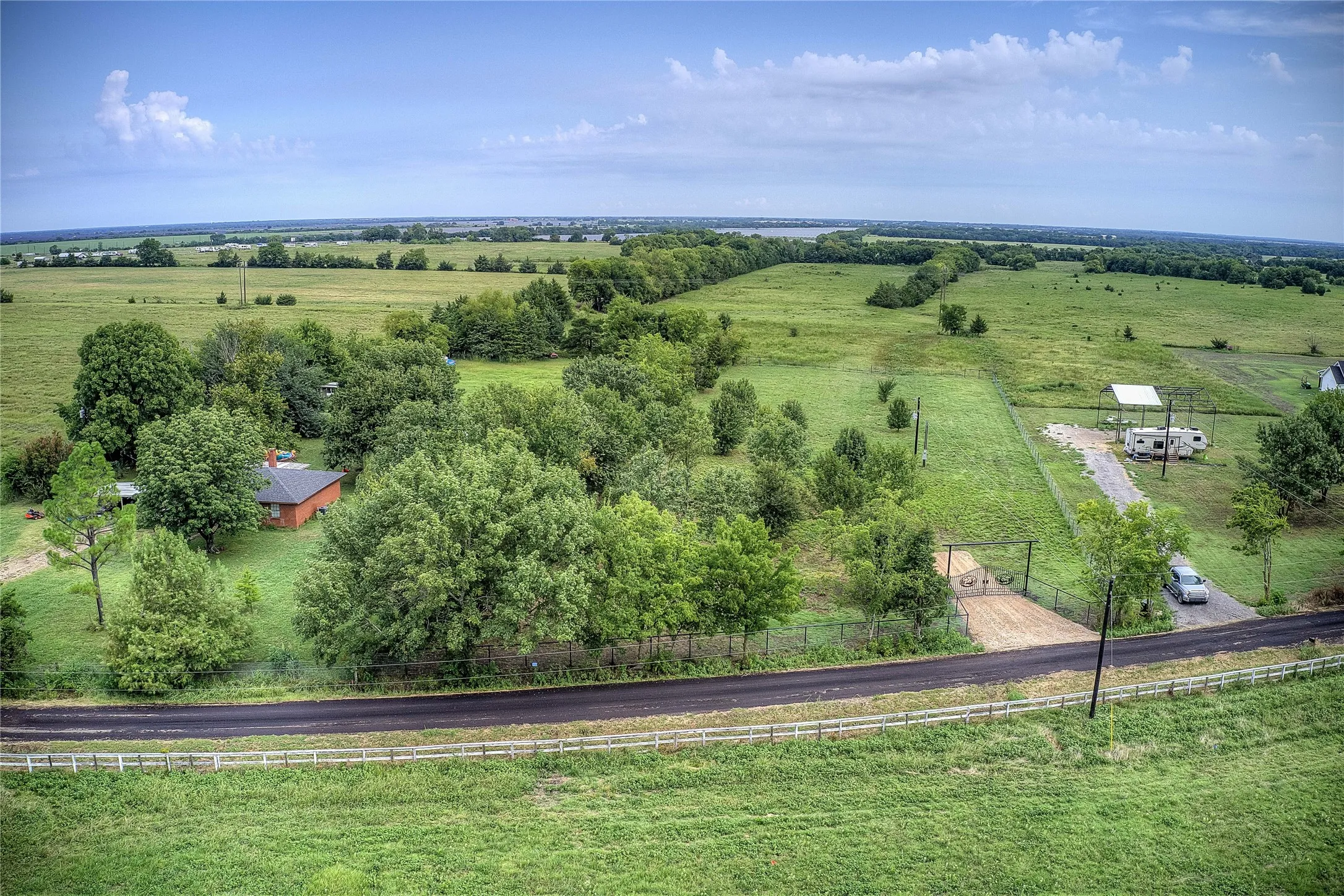 View of rural area with agricultural land