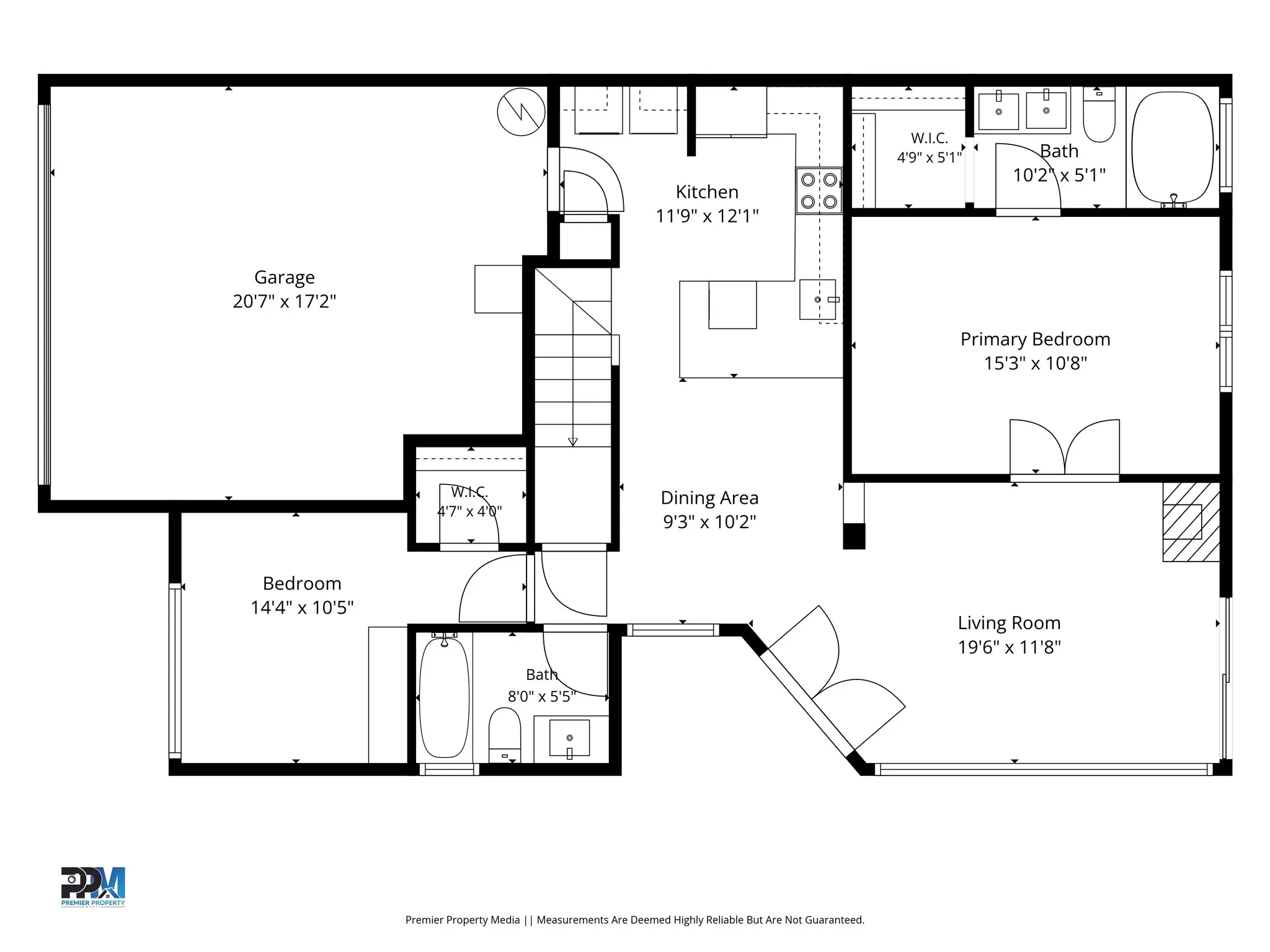 downstairs
