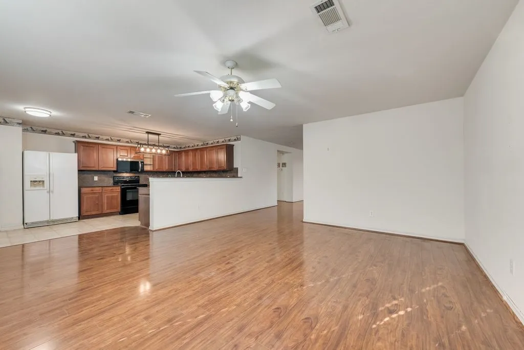 Family Room connects to Kitchen