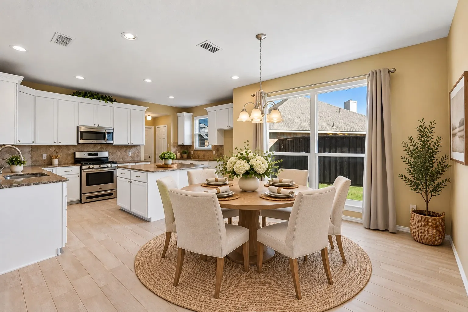 Breakfast Area—Virtually Staged