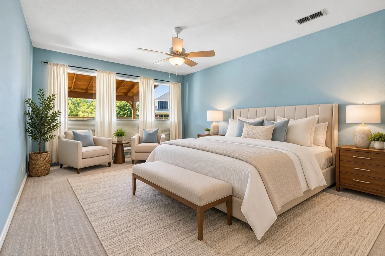 Primary Bedroom—Virtually Staged