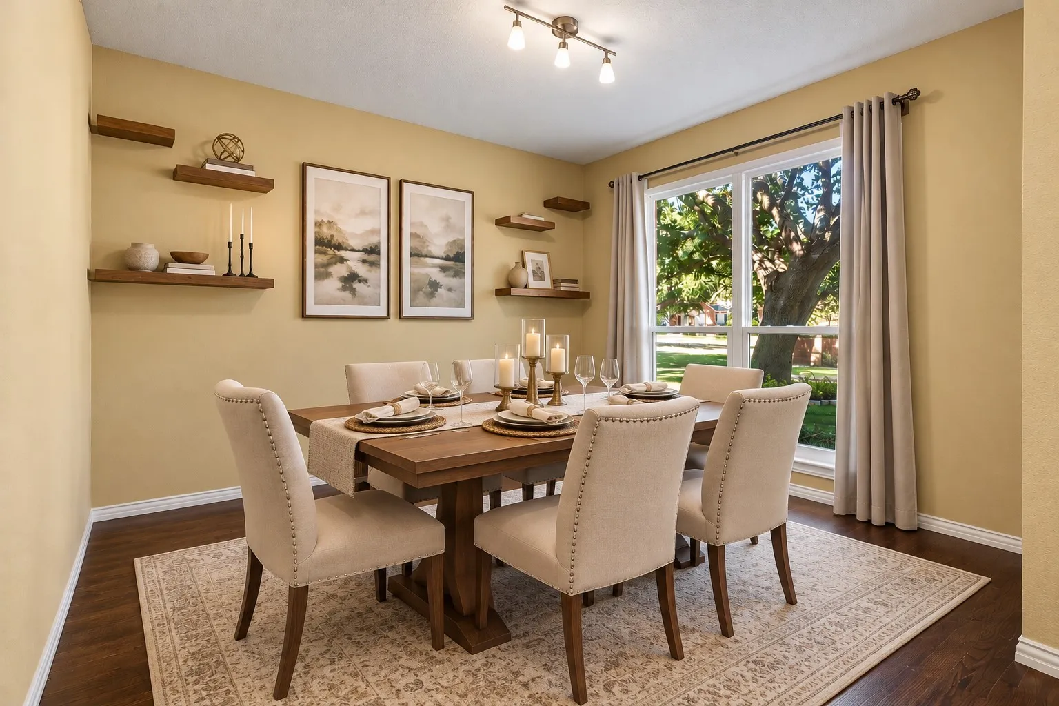 Dining Area—Virtually Staged