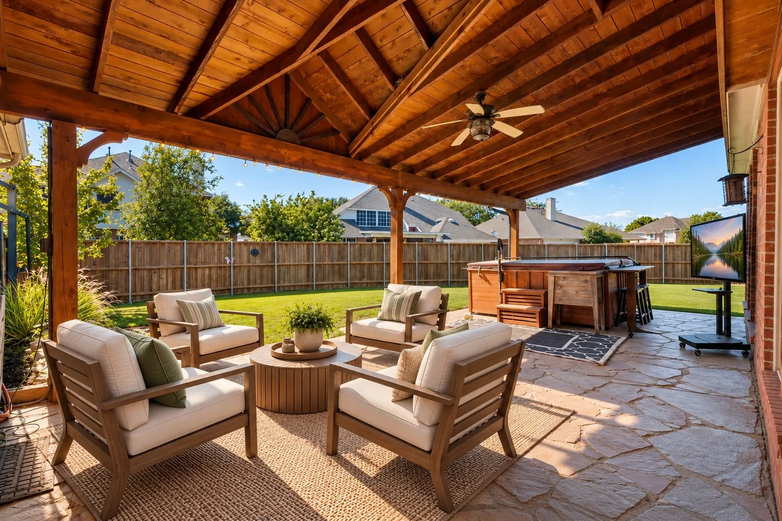 Patio—Virtually Staged