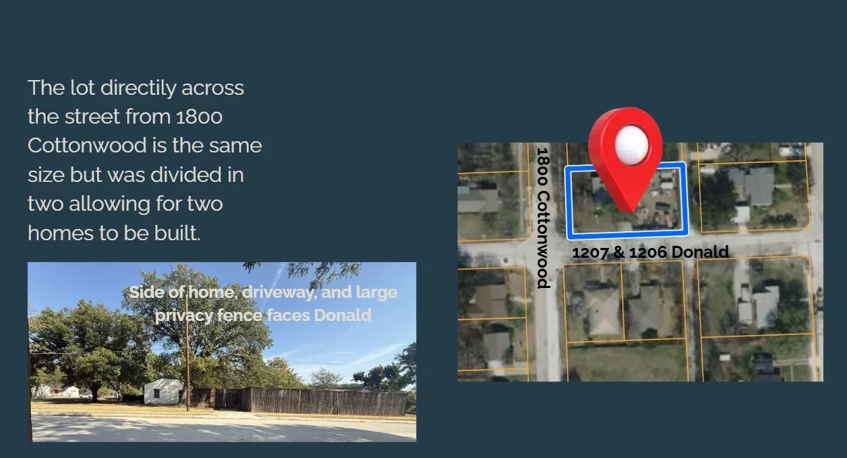 Single Family Residence For Sale in Dallas County , 1800 Cottonwood Road, Carrollton, Texas 75006, 2 Bedroom, 1 Bathroom, Garage spaces, 856 Sqft, built in 1947, mls#21407318, Real Estate Agent in Carrollton, Homes For Sale in Dallas county, Homes For Sale in Carrollton, Realtor in Carrollton Texas, Real Estate Brokerage Independent Realty Texas, Luminita Cordes Realtor