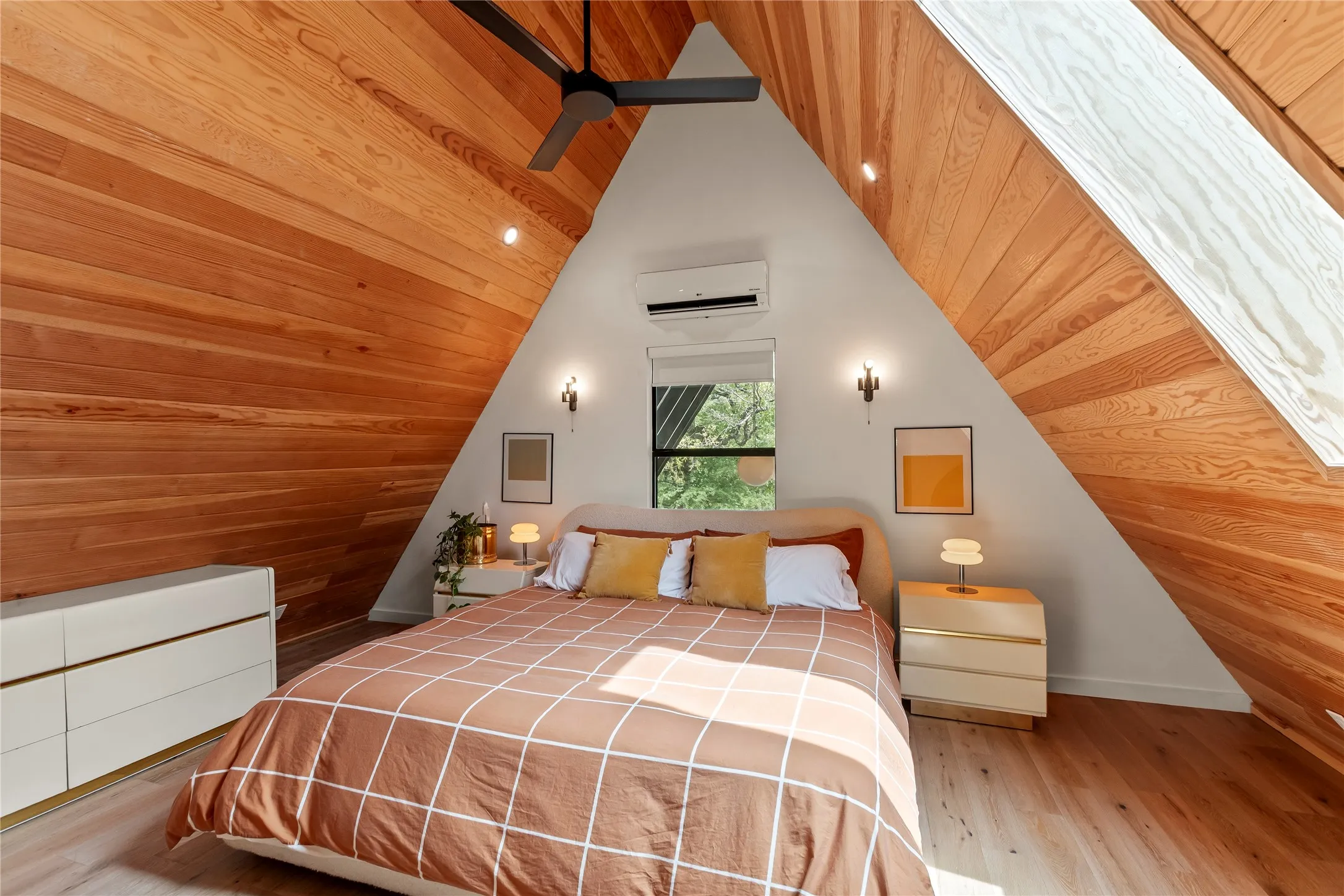 Primary bedroom on second floor