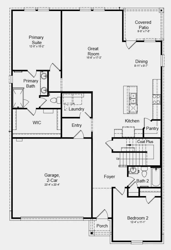 Additional Highlights include: GE laundry package, refrigerator, ceiling fan at great room, and whole house blinds.