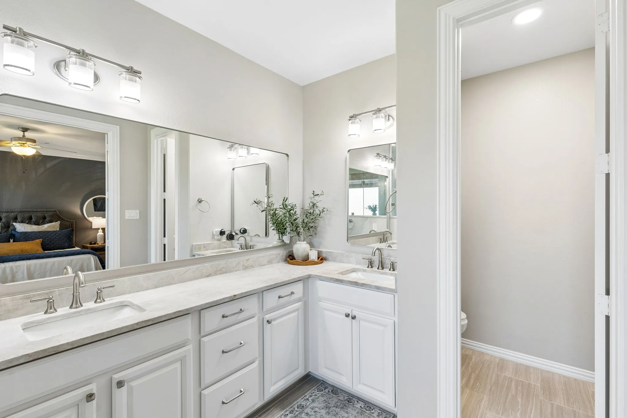 Primary Bath with Dual Sinks