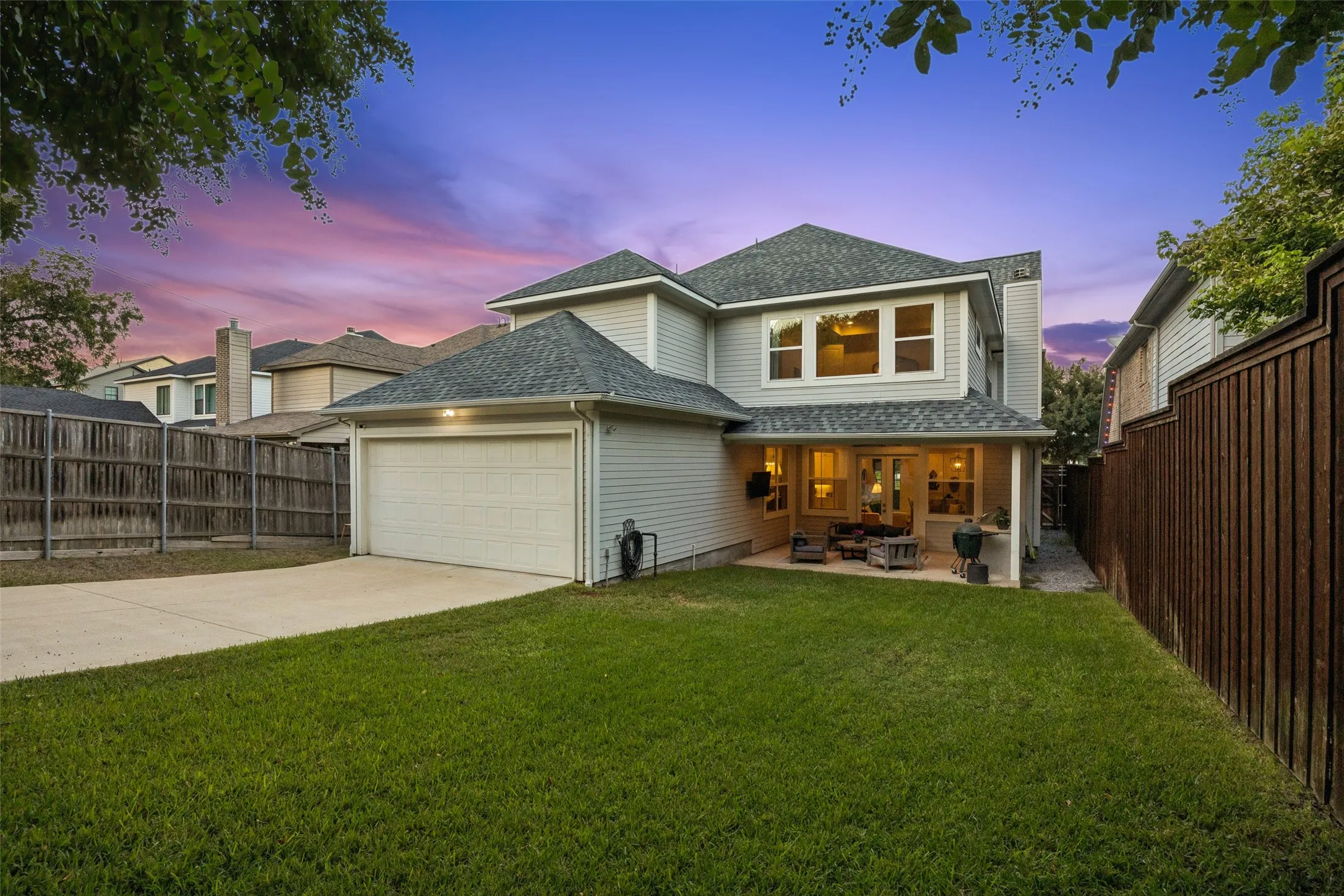 Plenty of yard for play or room to build a pool if desired. Rear alley garage access.