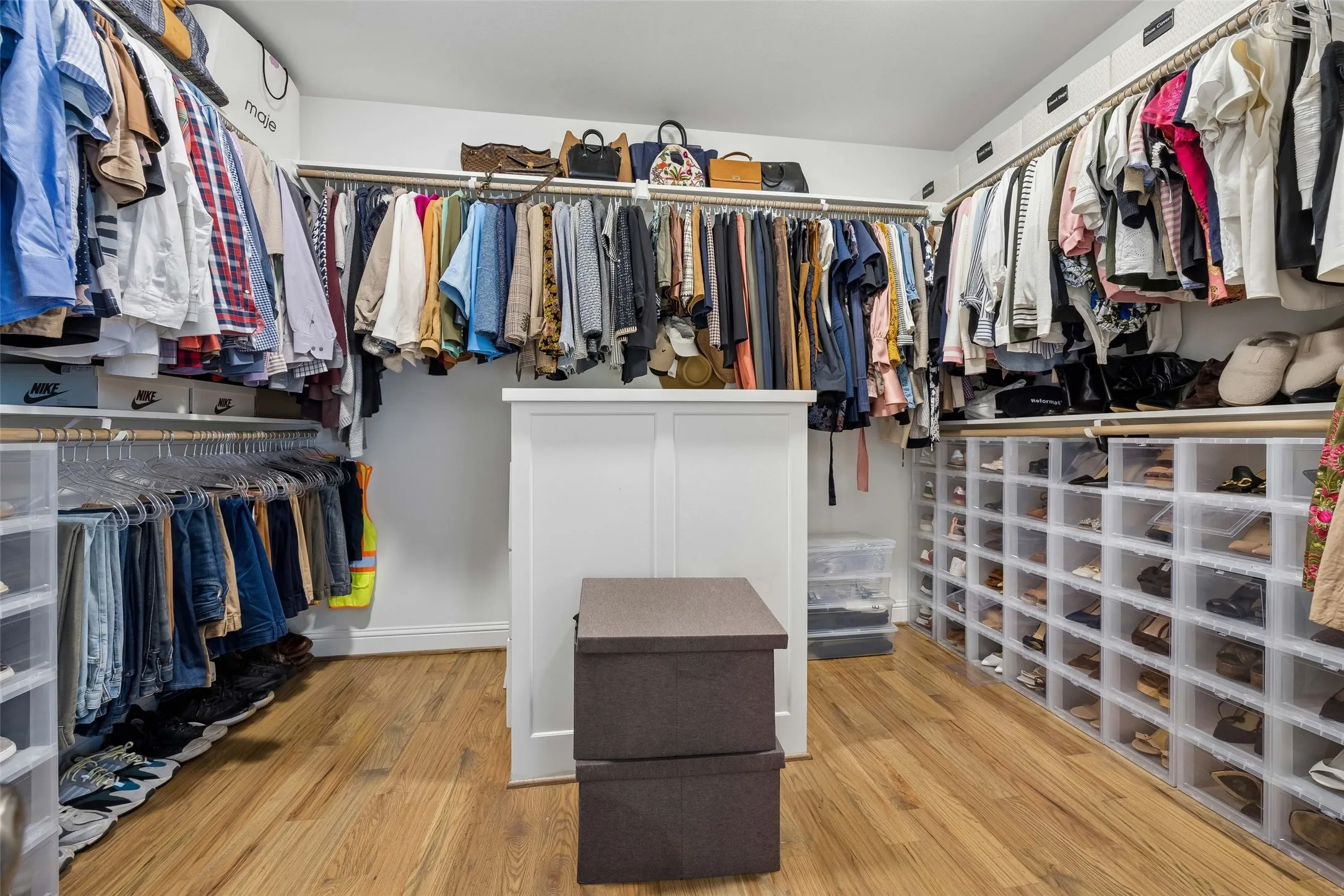 Custom Primary walk in closet