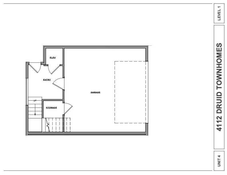 first floor - garage and mudroom