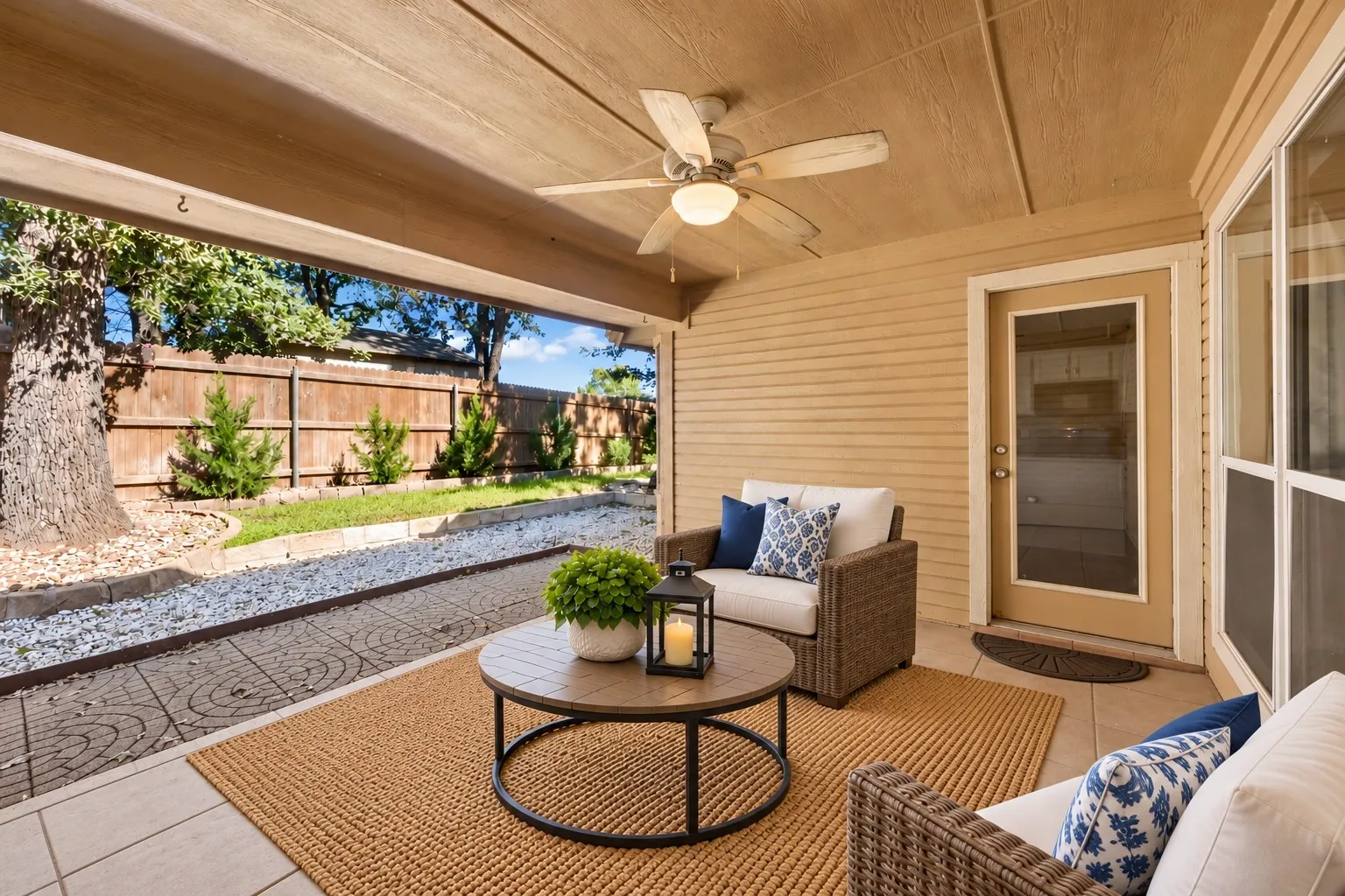 Patio—Virtually Staged