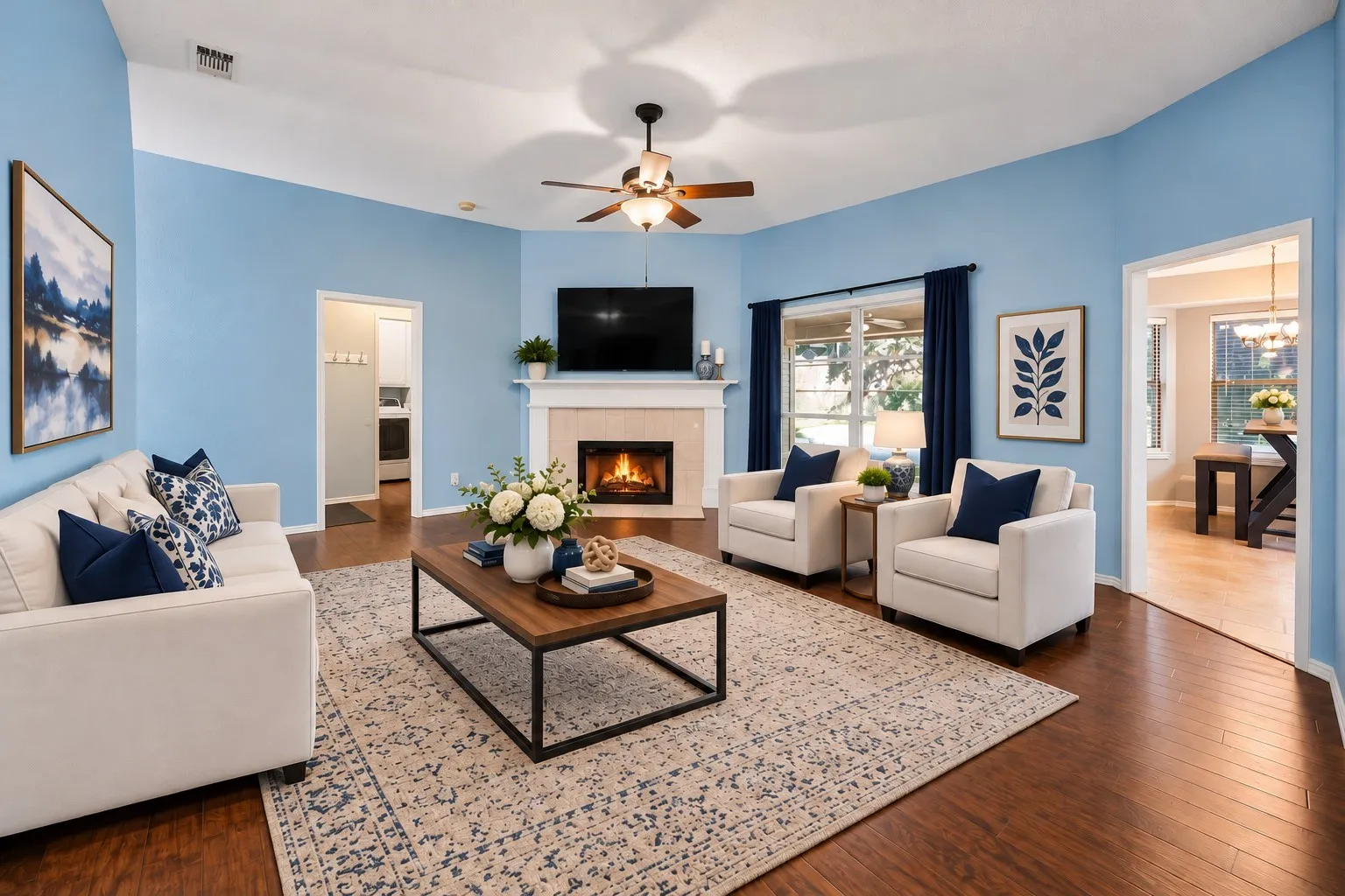 Living Room—Virtually Staged