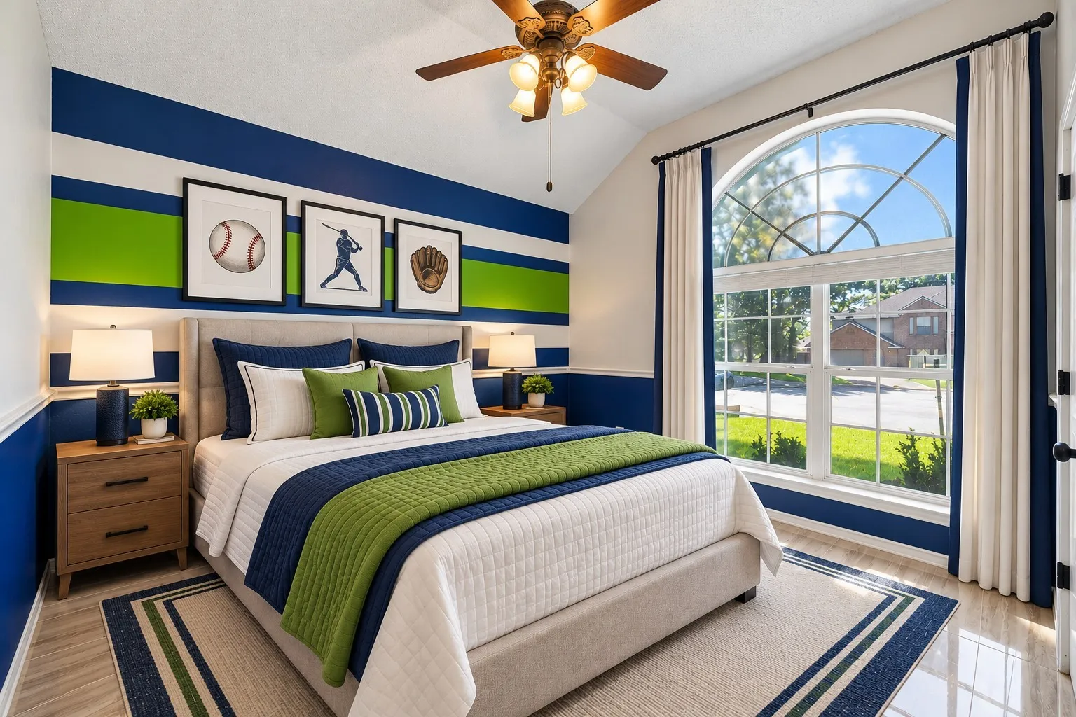 Bedroom—Virtually Staged-