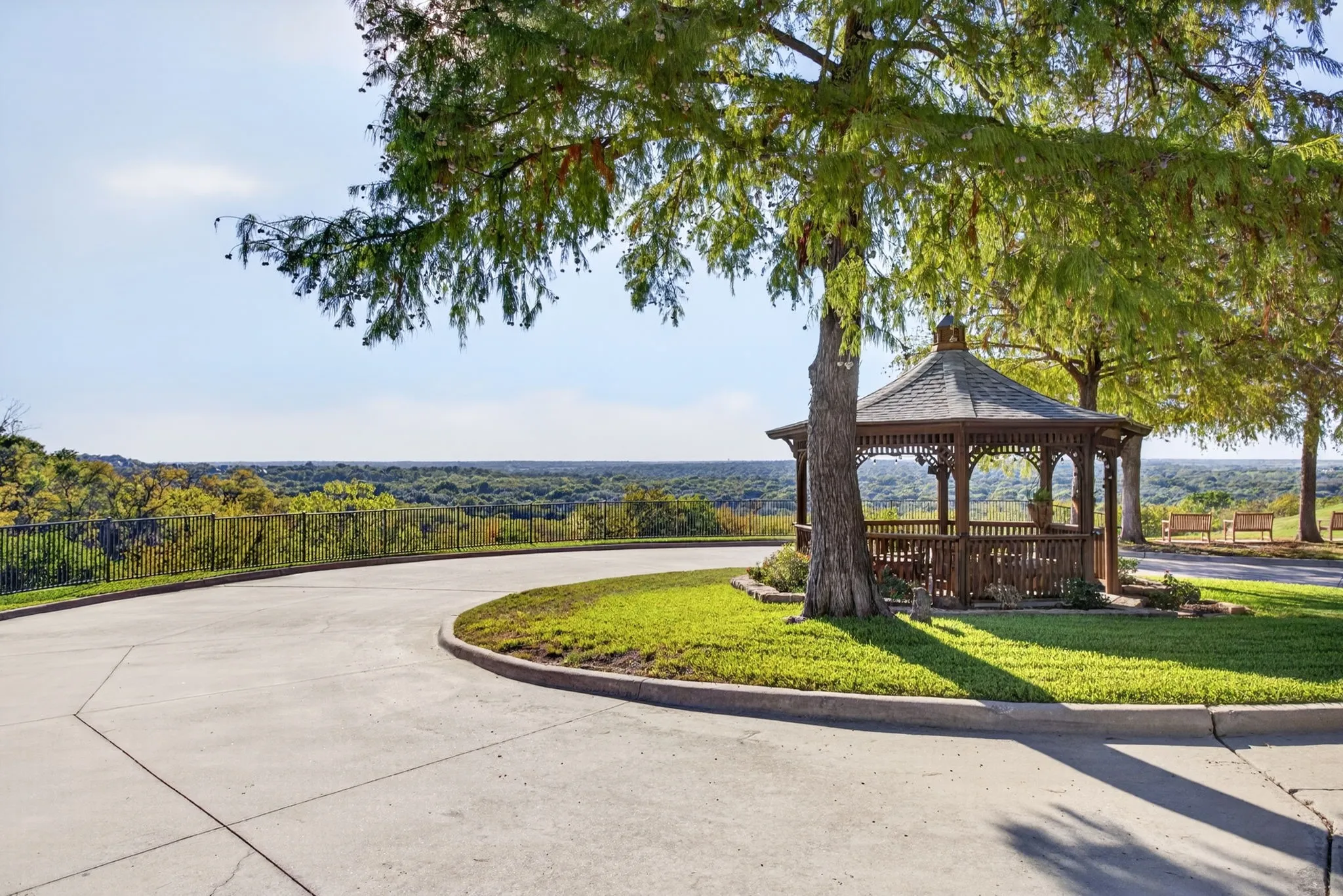 And now, we get to appreciate the neighborhood! Villas on the Bluff has actual bluff views!