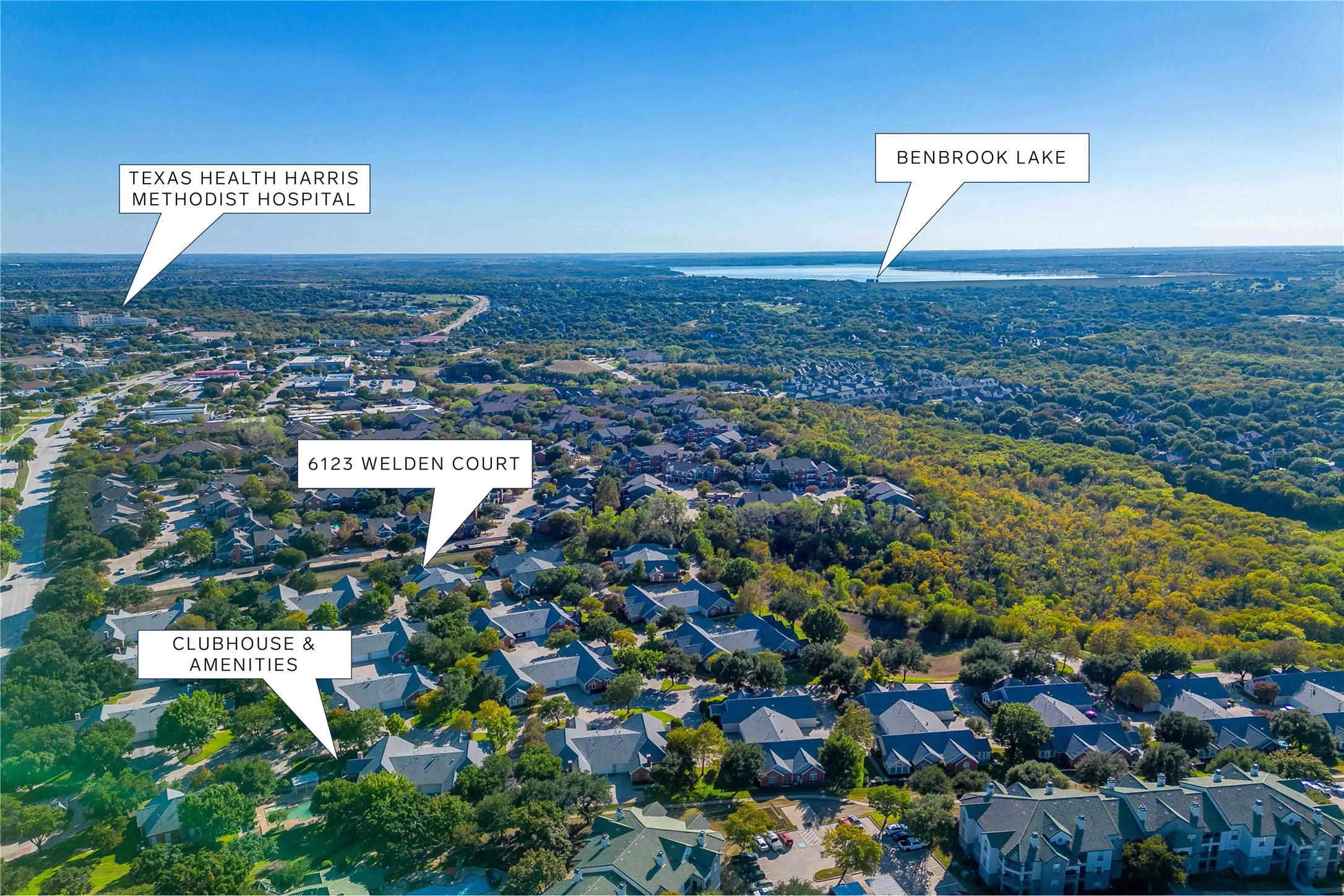 Bryant Irvin location means you're close to the medical facilities and hospital, the nearby private schools, and all of the shopping and dining in Southwest Fort Worth.